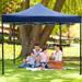 NiamVelo 10x10 Pop Up Canopy Tent Folding Protable Instant Gazebo Party Tent Sun Shade Wedding with Backpack Bag Blue