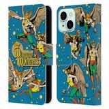 Head Case Designs Officially Licensed Justice League DC Comics Hawkman Comic Art The Winged Wonders Leather Book Wallet Case Cover Compatible with Apple iPhone 13 Mini