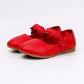 Cathalem Tie Tennis Shoes Girl Shoes Small Leather Shoes Single Shoes Children Dance Shoes Girls Shoes for Size 6 Girls Red 6 Years