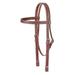 Tough-1 Western Leather Browband Draft Headstall