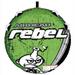 Airhead Rebel Kit | 1 Rider Towable Tube w/Rope & Pump Multi One Size (AHRE-12)
