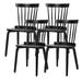 Dining Chair Set of 4 Solid Wood Farmhouse Windsor Style Side Chair for Dining Room Kitchen Office