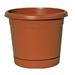 Southern Patio Southern Patio RN1207TC Rolled Rim Planter Plastic