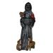 St. Francis And Friends Garden Statuary With Birds Feeder Creative Resin Crafts Statue For Garden Courtyard Decoration New