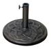 COBANA 23lb Patio Umbrella Base Heavy Duty Round Outdoor Market Umbrella Stand Weight Bronze