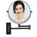 Makeup Mirror 10x Magnification Double-Sided Swivel Mirror Wall Mount