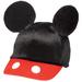 Disney Accessories | Disney Mickey Mouse Hat With Mouse Ears | Color: Black/Red | Size: Os