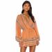 Free People Dresses | Free People Saffron Embroidered Tunic / Dress Nwt - Size Small | Color: Red/White | Size: S