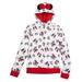 Disney Jackets & Coats | Nwt Disney Minnie Mouse Hoodie With Minnie Ears Size Medium | Color: Red/White | Size: M