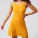 Athleta Dresses | Athleta Infinity Dress | Color: Gold/Yellow | Size: M