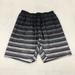 Nike Swim | Nike Athletic Black & White Striped Swim Trunks Mesh Lined Board Shorts Mens Xxl | Color: Black/White | Size: Xxl