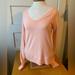 Athleta Tops | Athleta Longsleeve Shirt | Color: Cream/Pink | Size: Xs