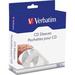 3PK Verbatim CD/DVD Paper Sleeves with Clear Window - 50pk Box - Sleeve - Paper