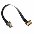 Xiwai CYFPV Dual 90 Degree Right-Up Angled HDMI Type A Male to Male HDTV FPC Flat Cable for FPV HDTV Multicopter Aerial Photography