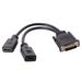 Chenyang CY DMS-59Pin Male to Dual HDMI 1.4 HDTV Female Splitter Extension Cable for PC Graphics Card Cable