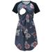 Womens Dress Casual For Breastfeeding Short Sleeve Nightdress Maternity Maternity dress