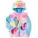 My Little Pony Rainbow Dash Pinkie Pie Twilight Sparkle Toddler Girls Zip Up Vest 2fer Jacket Toddler to Big Kid