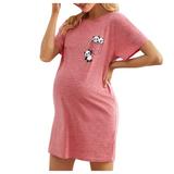 Big Dress Maternity Women Large Sleeve Style Plus Color Print Floral Size Short Maternity dress