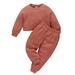 ZHAGHMIN Baby Boy Pants 9-12 Months Kids Baby Boys Girls Patchwork Long Sleeve Sweatshirt Tops Solid Pants Trousers Outfit Set Baby Boy Clothes With Airplanes Boys Summer Clothes 7 Boy Clothes 3 Bab