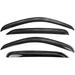 Front and Rear Side Window Deflector Set of 4 - Compatible with 2019 Chevy Silverado 1500 LD