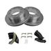 Rear Brake Pad Rotor Shoe Drum Kit - Compatible with 2001 - 2009 Chevy Silverado 2500 HD 2002 2003 2004 2005 2006 2007 2008