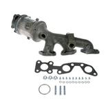 Left Exhaust Manifold with Integrated Catalytic Converter - Compatible with 2002 - 2004 Nissan Xterra 3.3L V6 Naturally Aspirated 2003