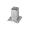 Support pied de poteau bois carré à fixer galvanisé à chaud - Dimensions (mm) : 140x140