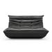 Trule Armless Large Faux Leather 2-Seat Bean Bag Sofa Faux Leather/Scratch/Tear Resistant in Gray | 27.5 H x 52 W x 39.8 D in | Wayfair