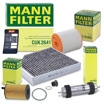 Mann-filter Inspektionspaket Filtersatz SET B [Hersteller-Nr. 10491765] für Audi Image