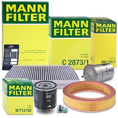 Mann-filter Inspektionspaket Filtersatz SET B [Hersteller-Nr. 10492205] für Skoda