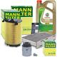 Mann-filter Inspektionspaket A + 5L CASTROL EDGE FST 5W-30 LL für Audi, Seat, Skoda, VW