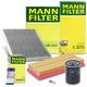 Mann-filter Inspektionspaket Filtersatz SET A für Alfa Romeo, Fiat