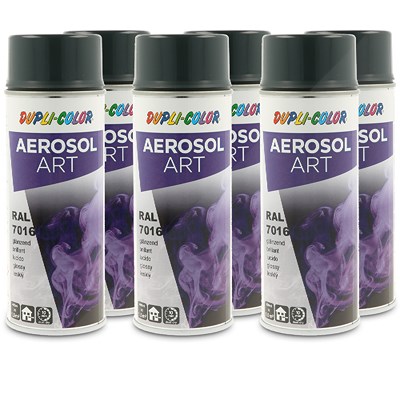 Dupli Color 6x 400ml Aerosol Art RAL 7016 anthrazitgrau [Hersteller-Nr. 741289]