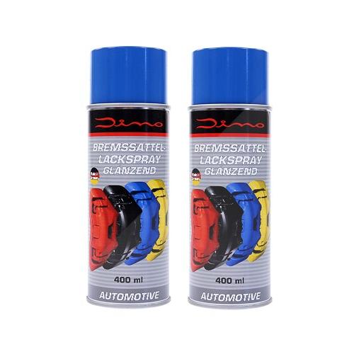 Dino 2x Bremssattellack 1K-Lackspray 400ml blau [Hersteller-Nr. 130091]