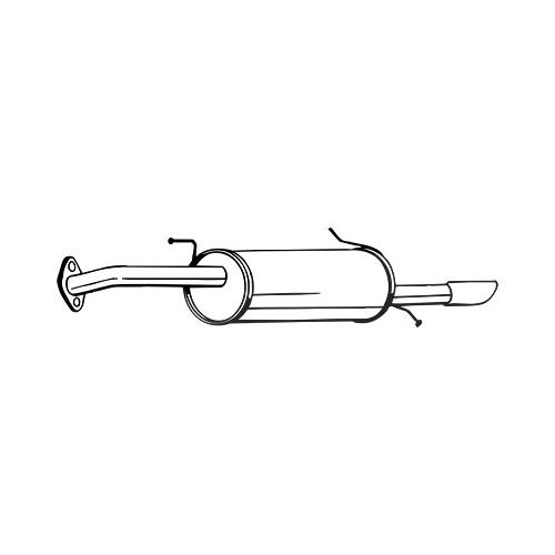 Bosal Endschalldämpfer [Hersteller-Nr. 169-009]