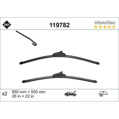 Swf Wischblatt [Hersteller-Nr. 119782] für Mercedes-Benz Image