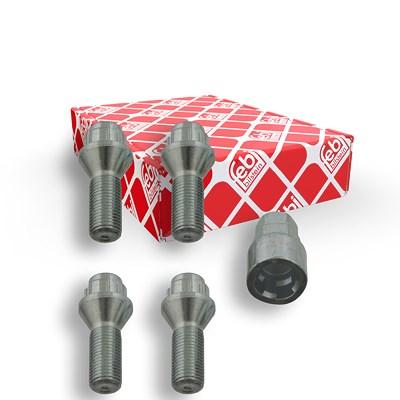 Febi Bilstein Radschraubensatz Kegelbund M14x1.5x29 8.8 [Hersteller-Nr. 27055] für Citroën, Fiat, Lancia, Peugeot, Renault, Volvo Image