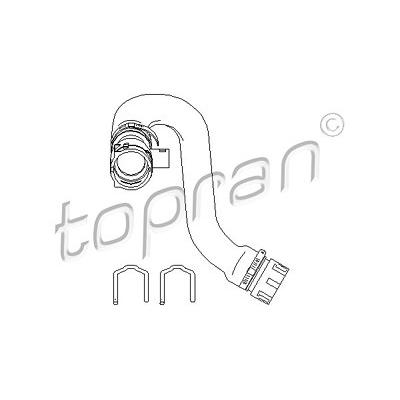 Topran Kühlerschlauch [Hersteller-Nr. 501563] für BMW Image