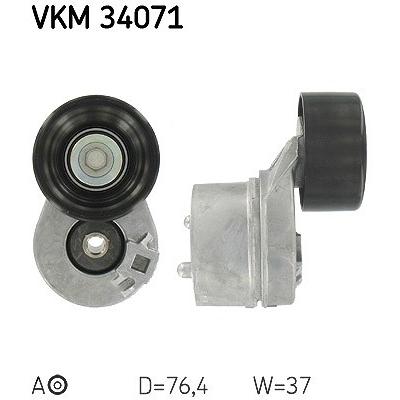 Skf Spannrolle, Keilrippenriemen [Hersteller-Nr. VKM34071] für Ford Image