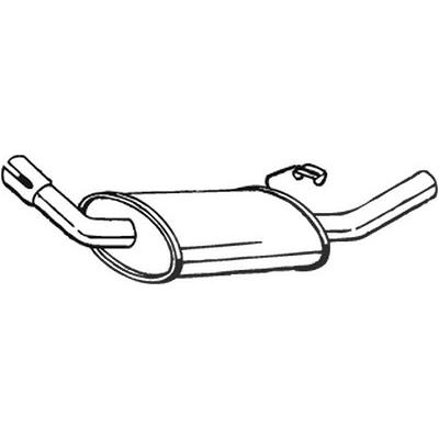 Bosal Endschalldämpfer [Hersteller-Nr. 154-801] für Ford Image