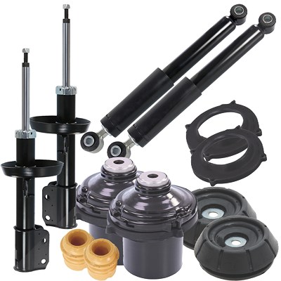 Bestprice 4x Stossdämpfer Gasdruck Komplett-Set [Hersteller-Nr. 31407329] für Opel