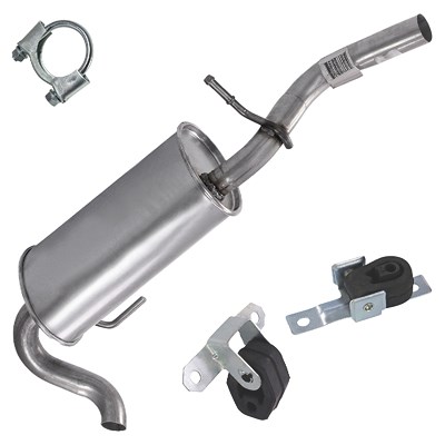 Bestprice Endschalldämpfer Set [Hersteller-Nr. 34006808] für Seat, VW Image