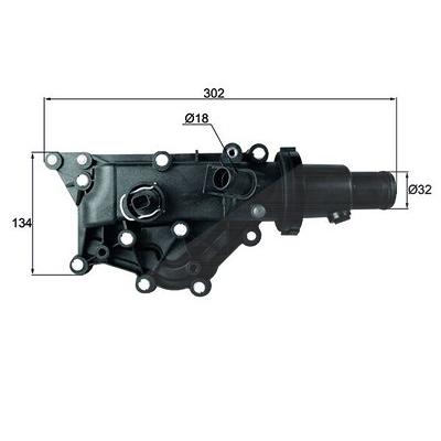 Mahle Thermostat, Kühlmittel [Hersteller-Nr. TH5989] für Renault Image