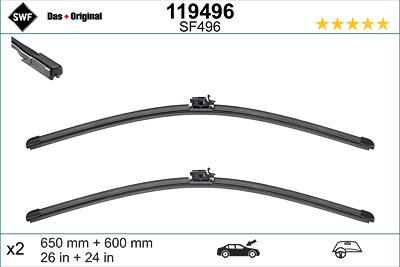 Swf Wischblatt [Hersteller-Nr. 119496] für Mercedes-Benz Image