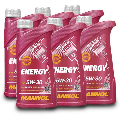 Mannol 6x 1L Energy 5W-30 [Hersteller-Nr. MN7511-1] Image