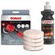 Sonax 1x 250ml PROFILINE Poliermittel FS 05-04 + 4x Lammwollpad 80mm [Hersteller-Nr. 03191410]