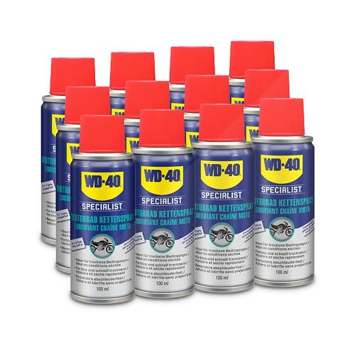 Wd-40 12x 100ml Motorrad Kettenspray [Hersteller-Nr. 49924/NBA]