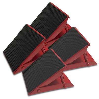 Proplus 4x Unterlegkeil Metall einklappbar [Hersteller-Nr. 341348] Image