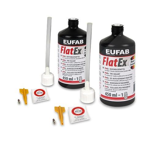 Eufab 2x 450 ml Reifendichtmittel FlatEx