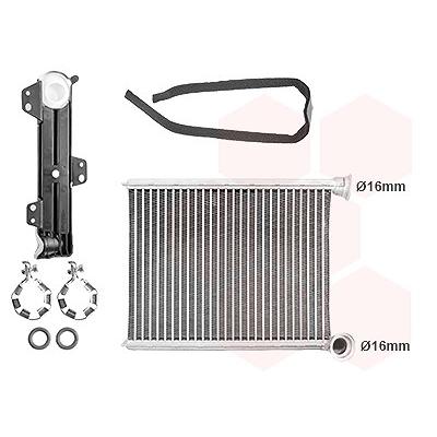 Van Wezel Wärmetauscher, Innenraumheizung [Hersteller-Nr. 43016700] für Nissan, Renault Image